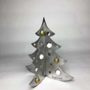 Sapin 50 cm – Alu- décoré